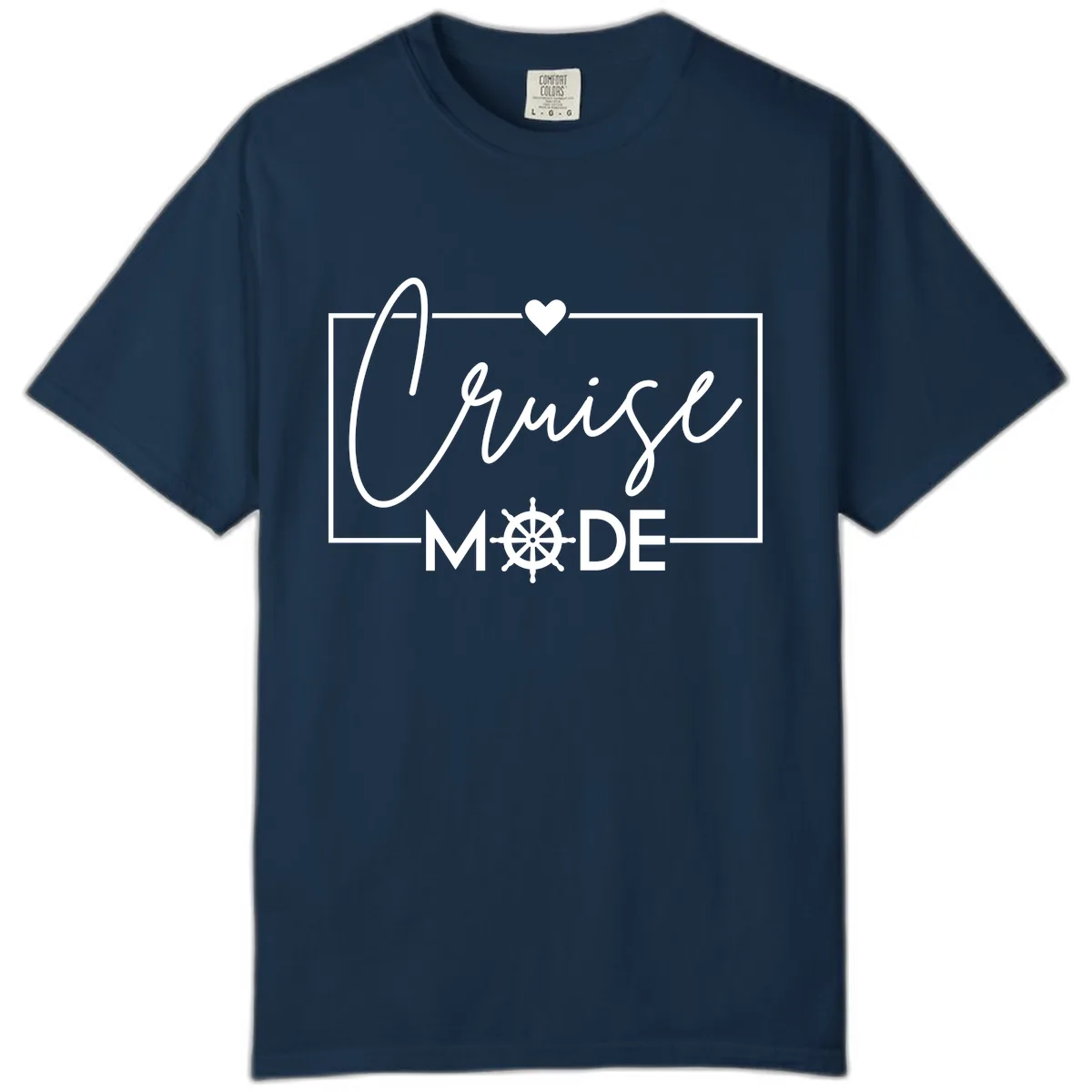 Cruise Mode Nautical Heart Comfort Color in True Navy
