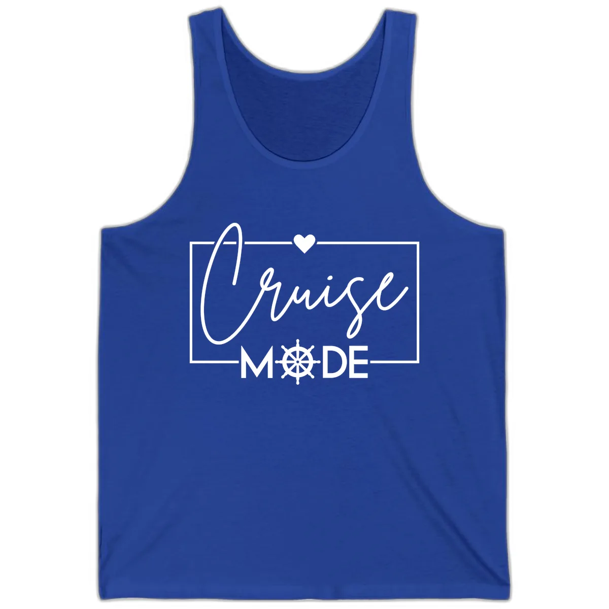 Cruise Mode Nautical Heart Tank in True Royal
