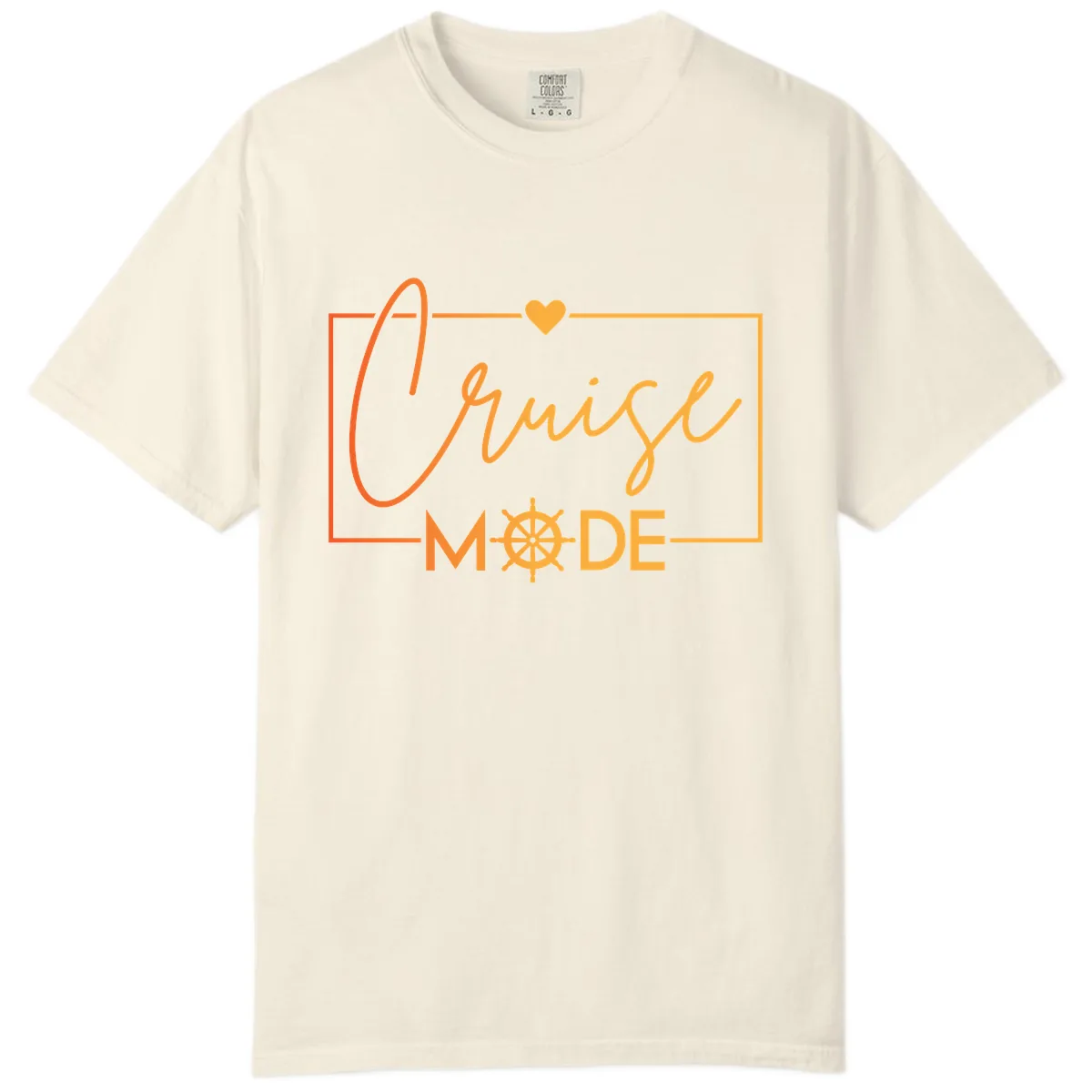 Ahoy Mode Nautical Heart Comfort Color in Ivory
