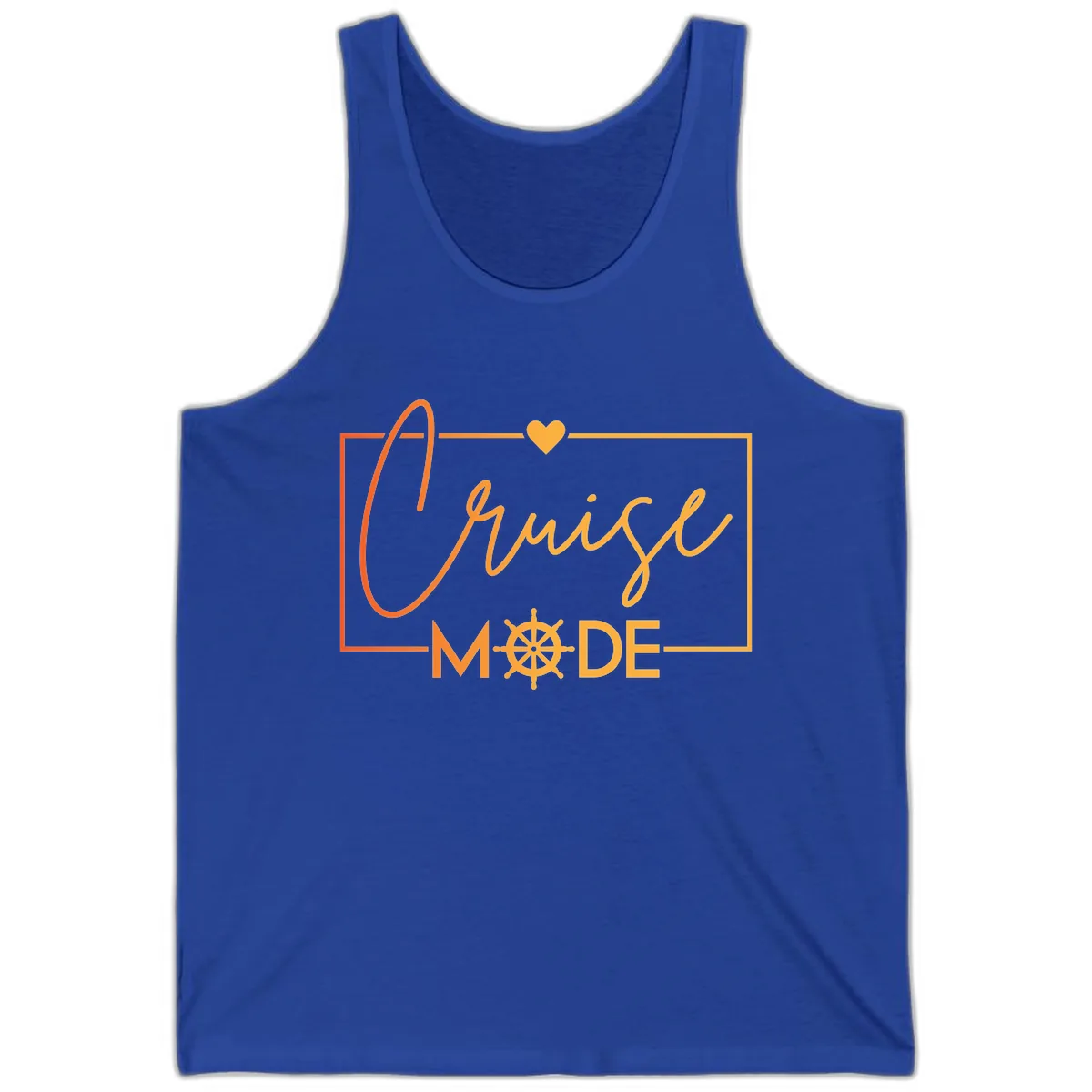 Ahoy Mode Nautical Heart Tank in True Royal