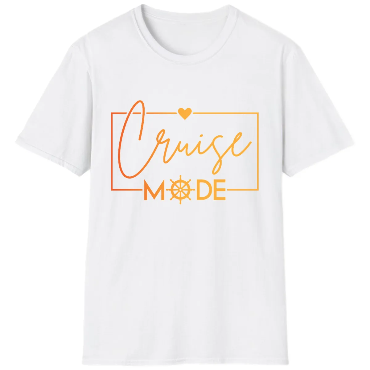 Ahoy Mode Nautical Heart T-Shirt in White