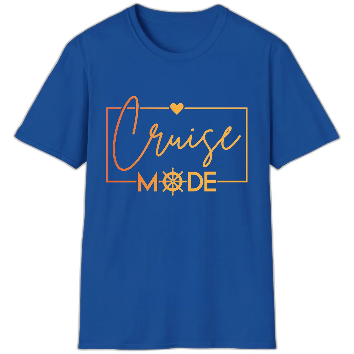 Ahoy Mode Nautical Heart T-Shirt in Royal