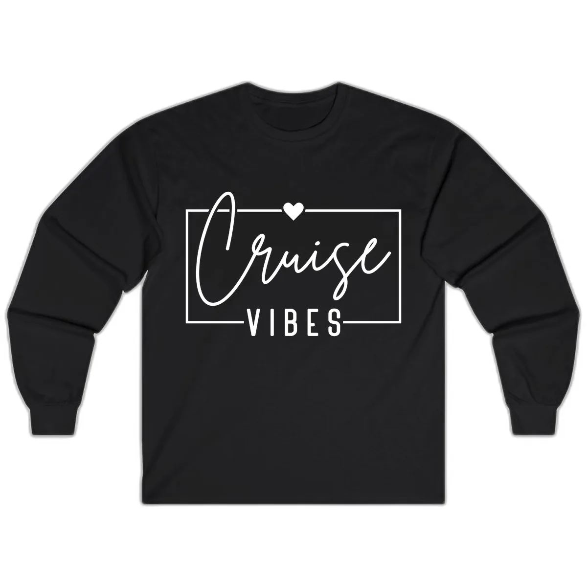 Chill Vibes Cruise Long Sleeve in Black