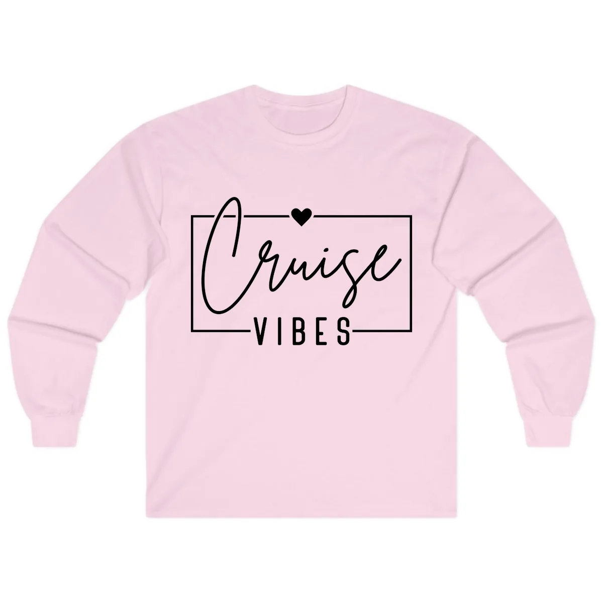 Chill Vibes Cruise Long Sleeve in Light Pink