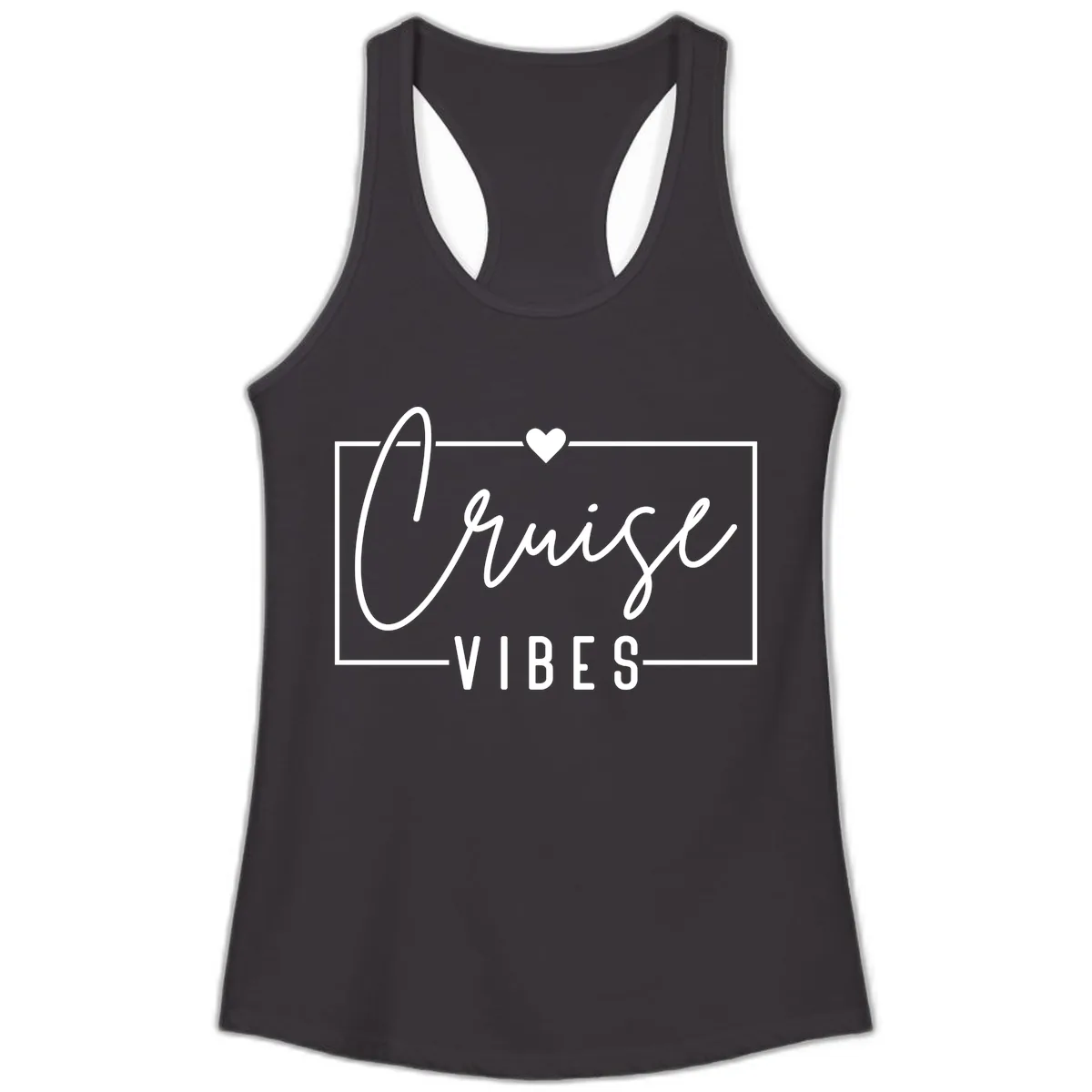 Chill Vibes Cruise Ladies Tank in Black