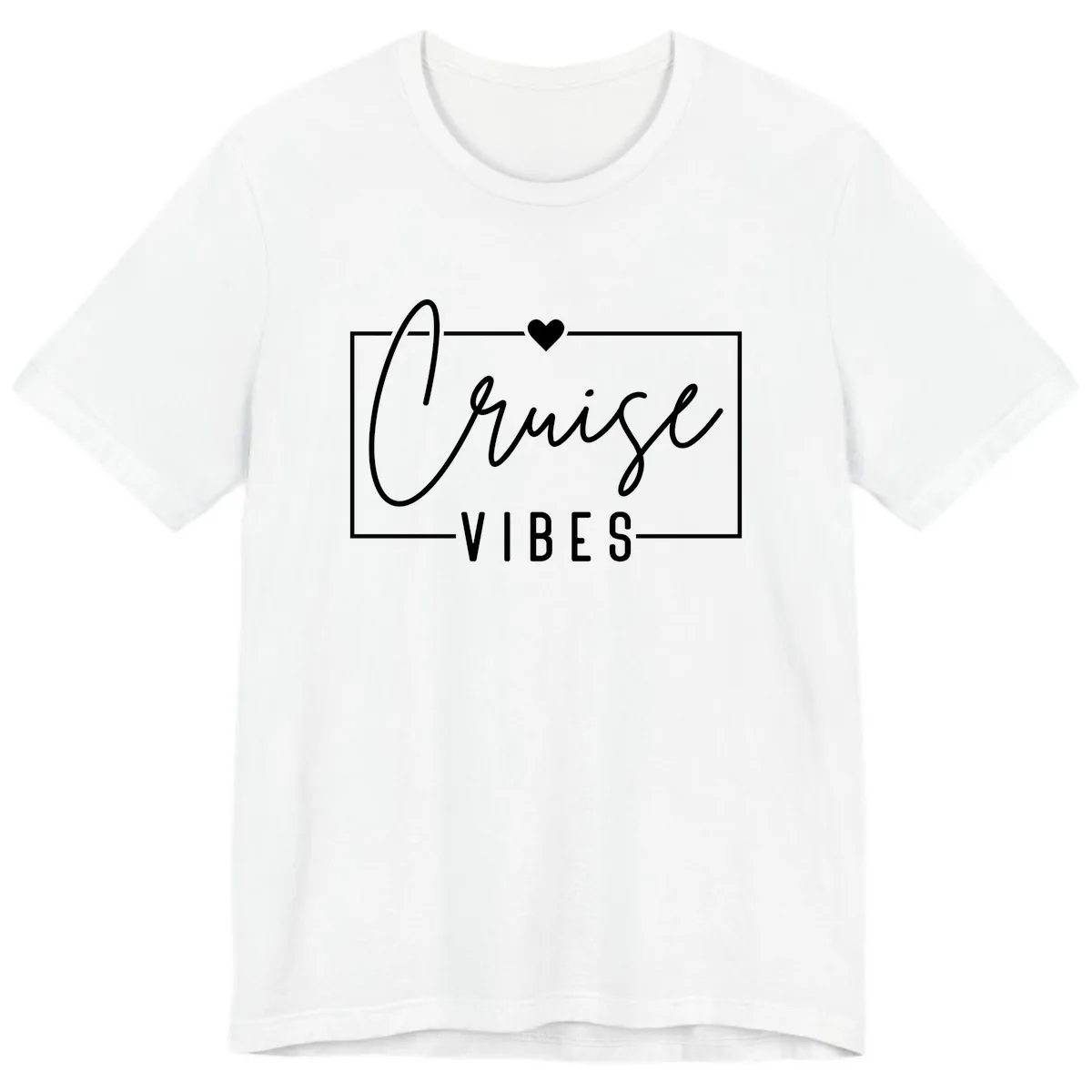 Chill Vibes Cruise Premium T-Shirt in White