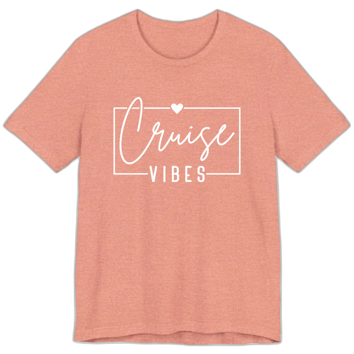 Chill Vibes Cruise Premium T-Shirt in Heather Sunset