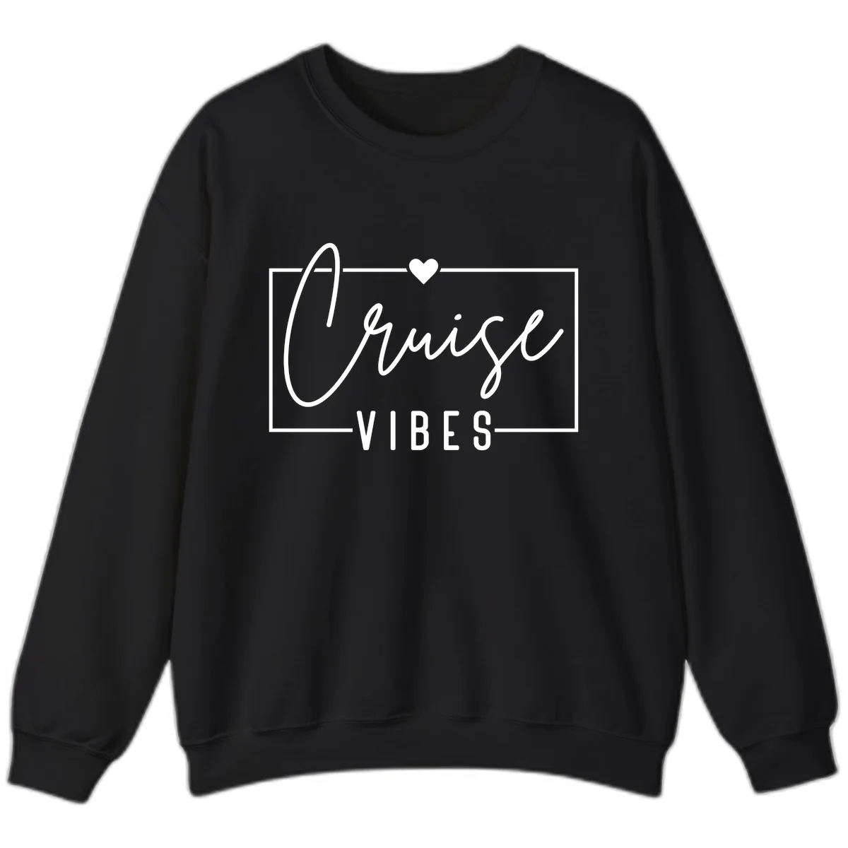 Chill Vibes Cruise Sweatshirt in Black