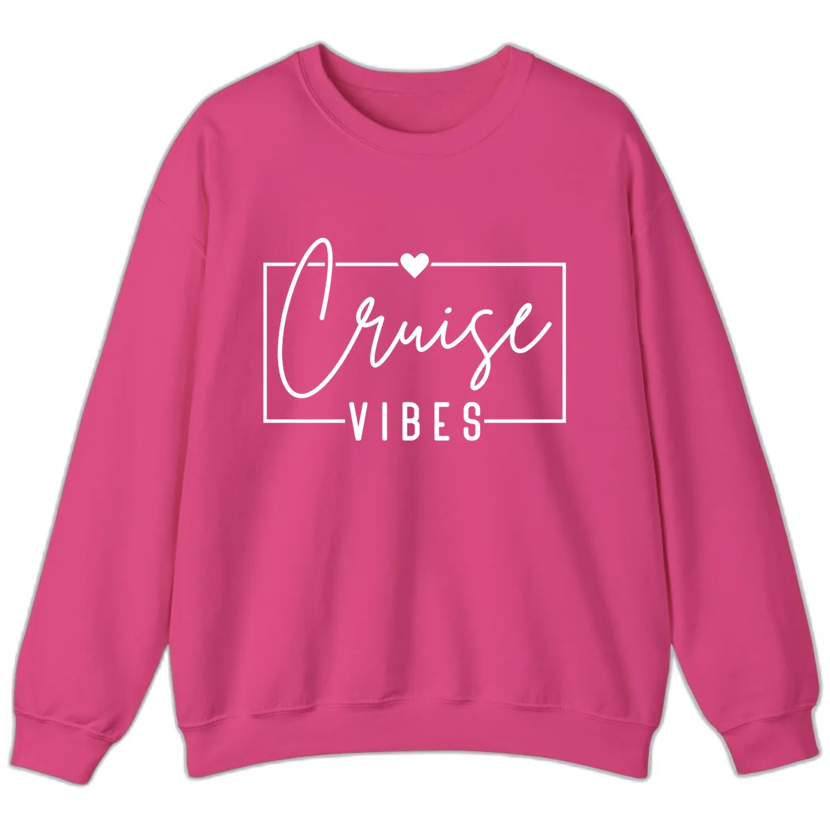 Chill Vibes Cruise Sweatshirt in Heliconia