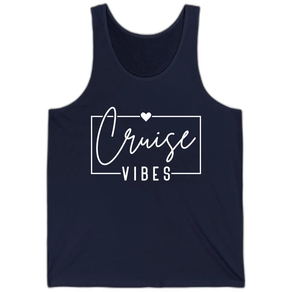 Chill Vibes Cruise Tank in Navy