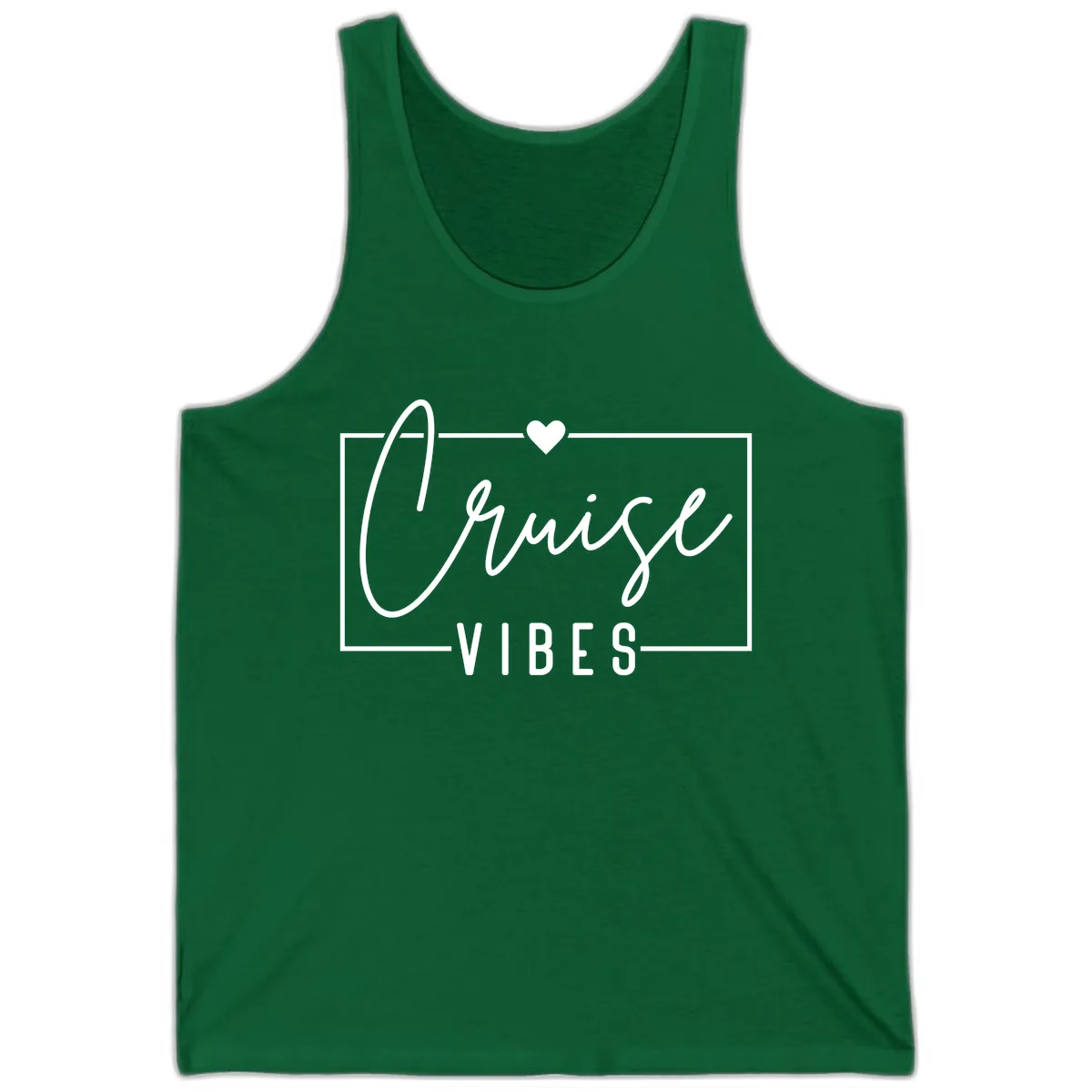 Chill Vibes Cruise Tank in Kelly