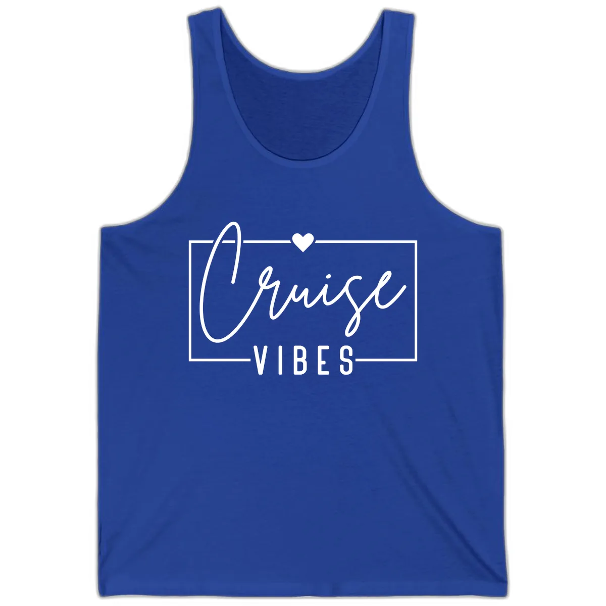 Chill Vibes Cruise Tank in True Royal