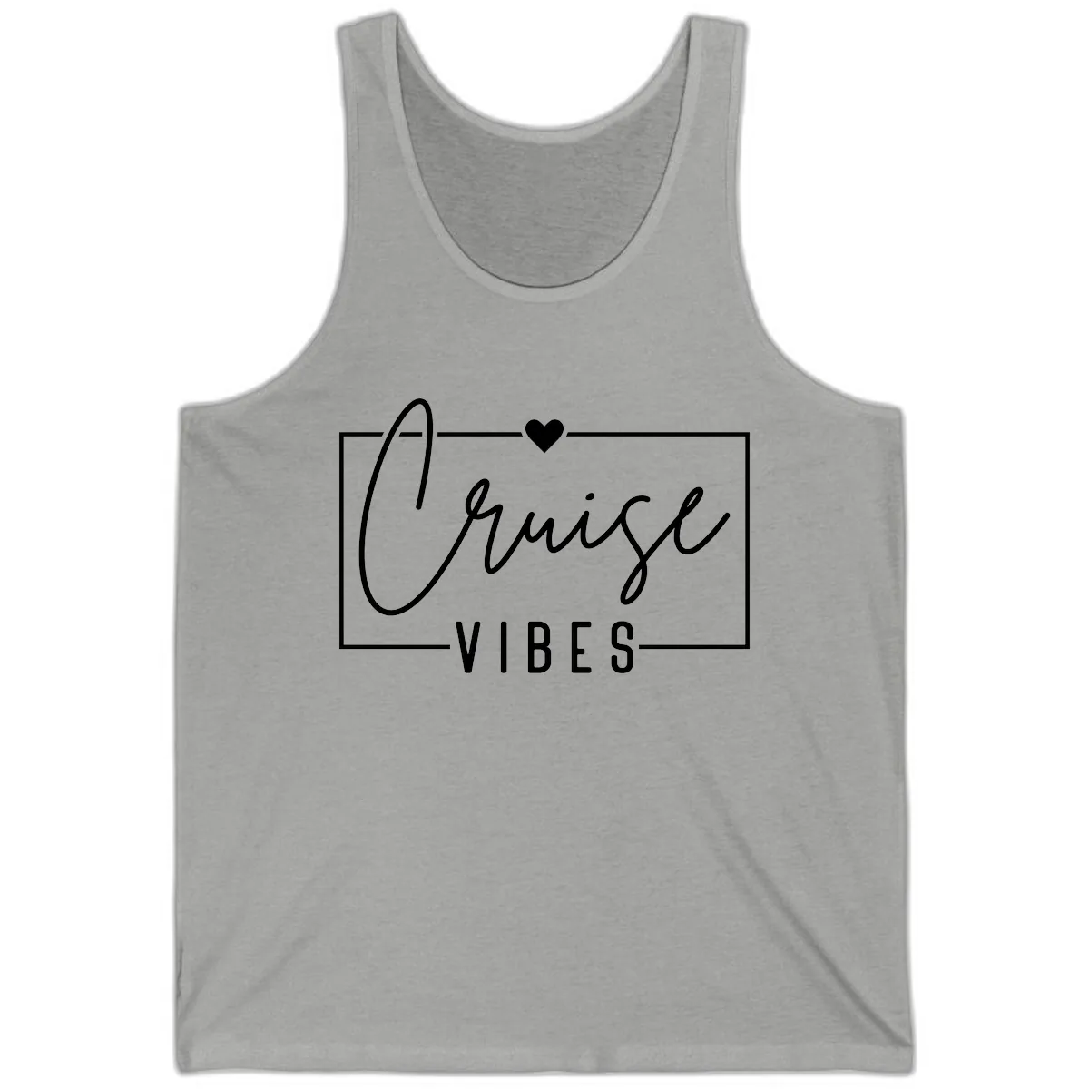 Chill Vibes Cruise Tank in Athletic Heather