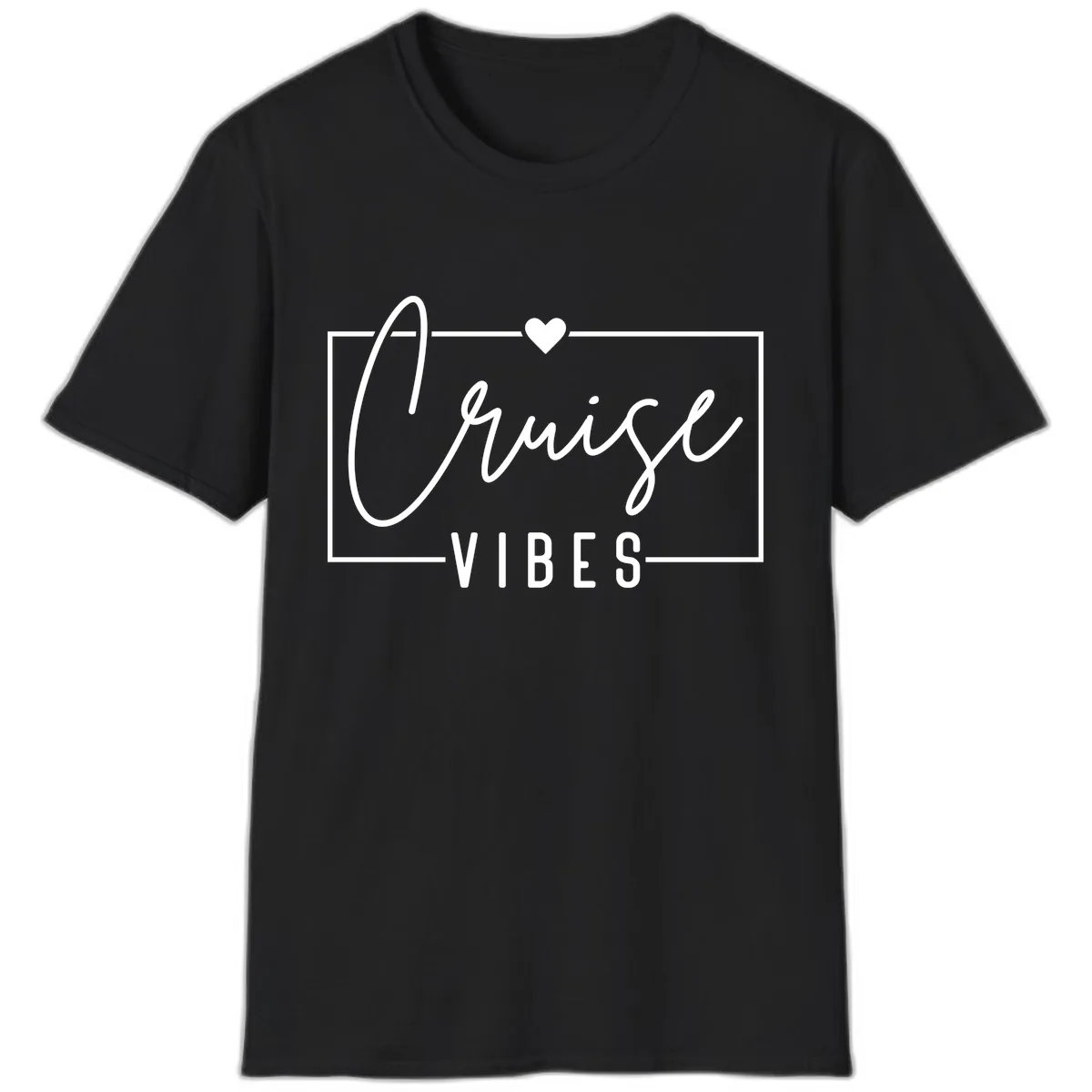 Chill Vibes Cruise T-Shirt in Black