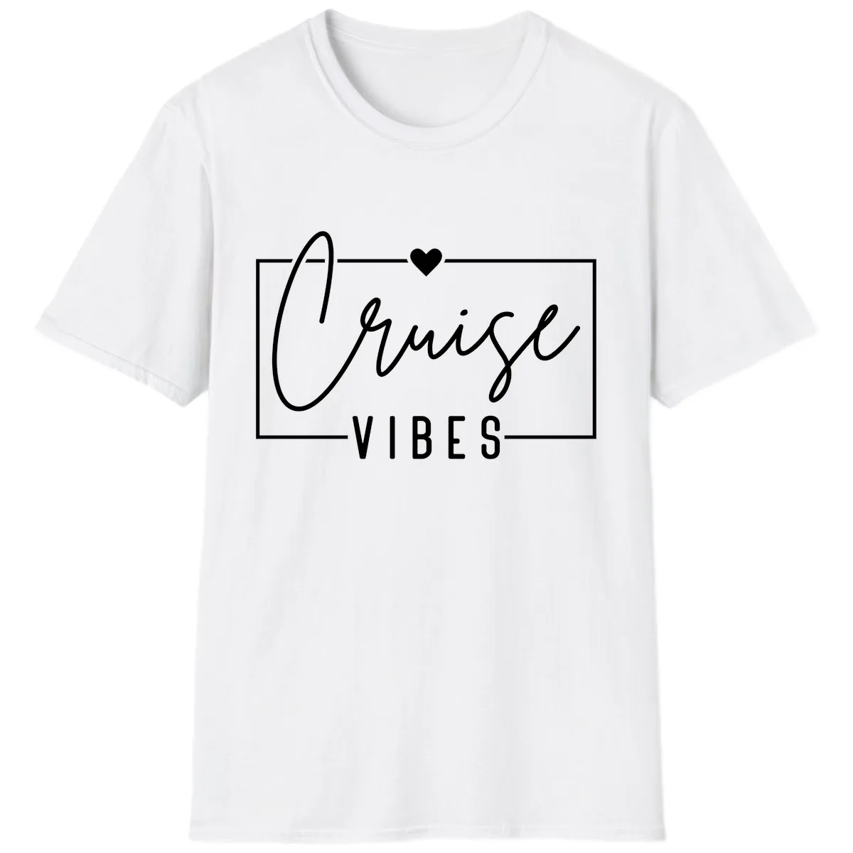 Chill Vibes Cruise T-Shirt in White