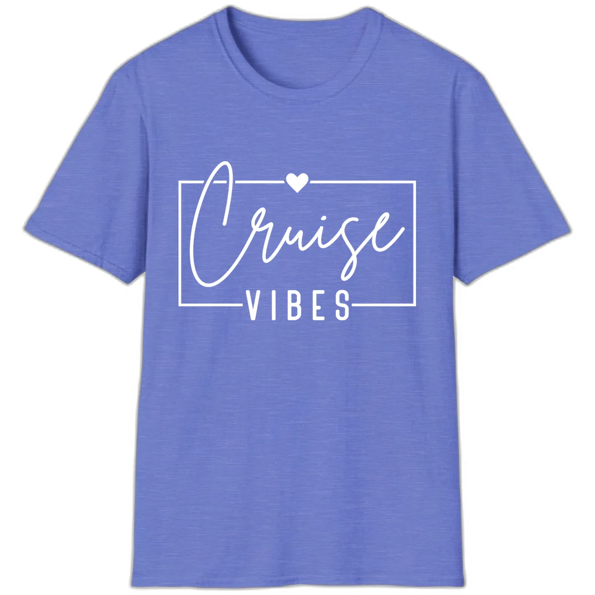 Chill Vibes Cruise T-Shirt in Heather Royal
