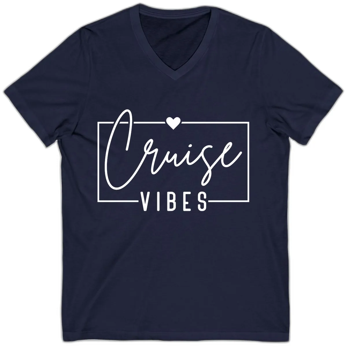 Chill Vibes Cruise V-Neck in Navy