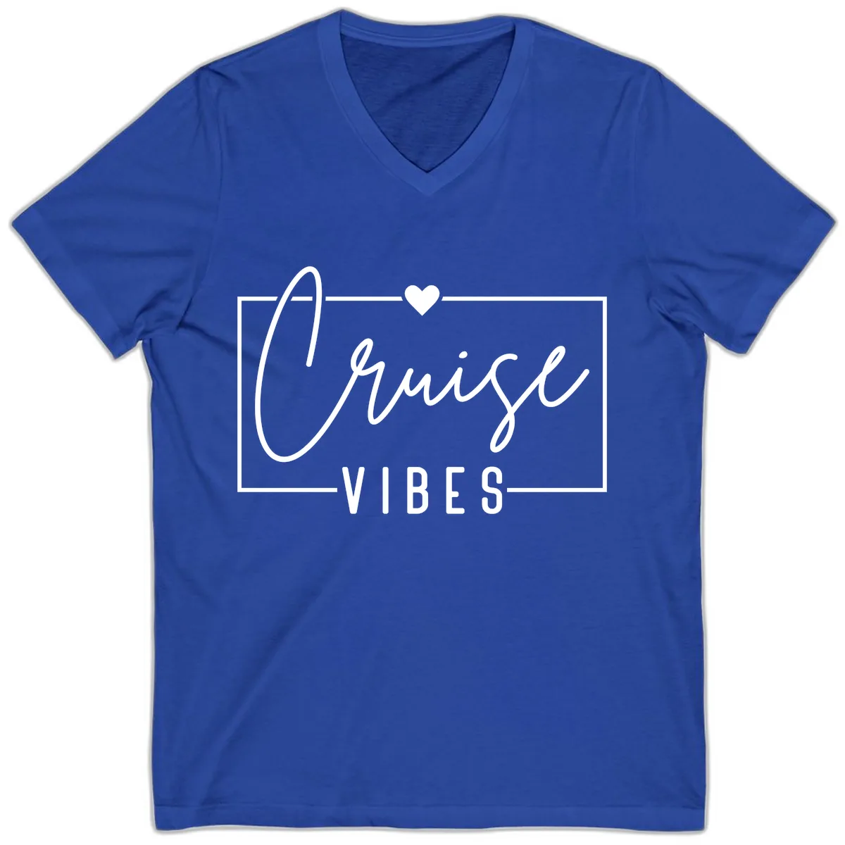 Chill Vibes Cruise V-Neck in True Royal