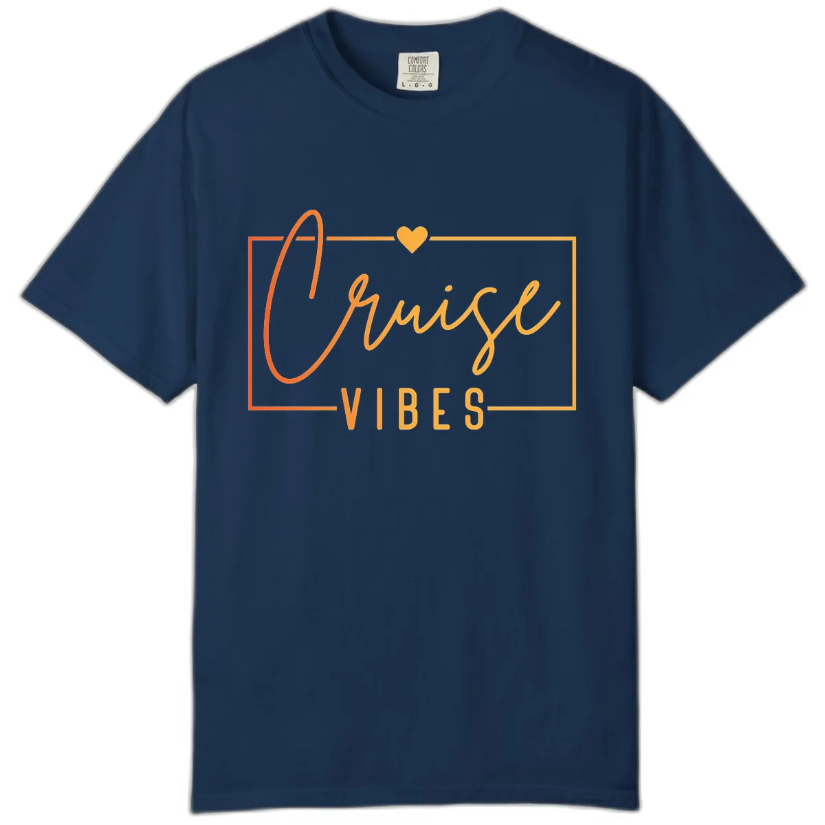 Cruise Vibes Comfort Color in Navy