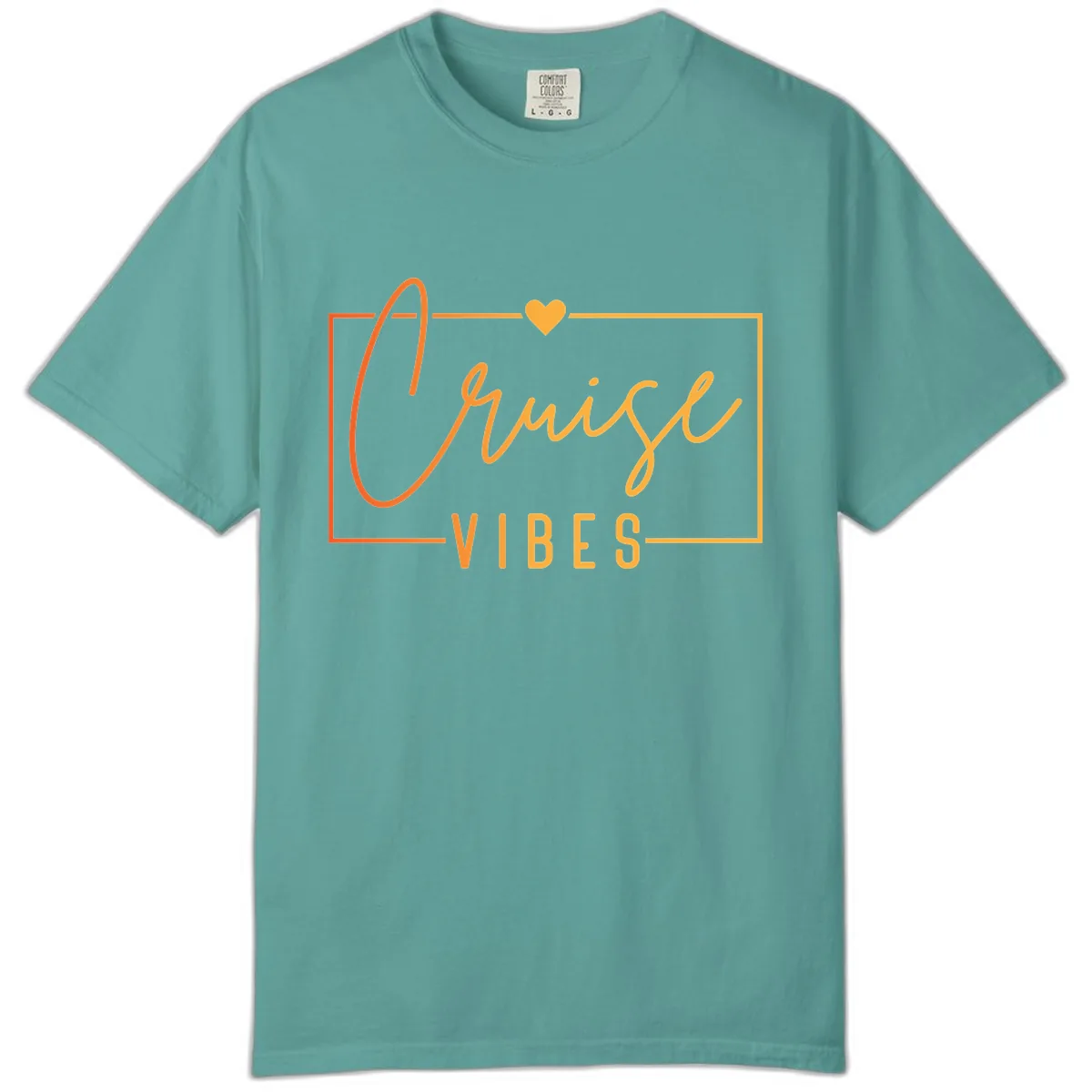 Cruise Vibes Comfort Color in Seafoam