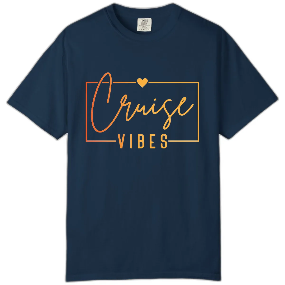 Cruise Vibes Comfort Color in True Navy