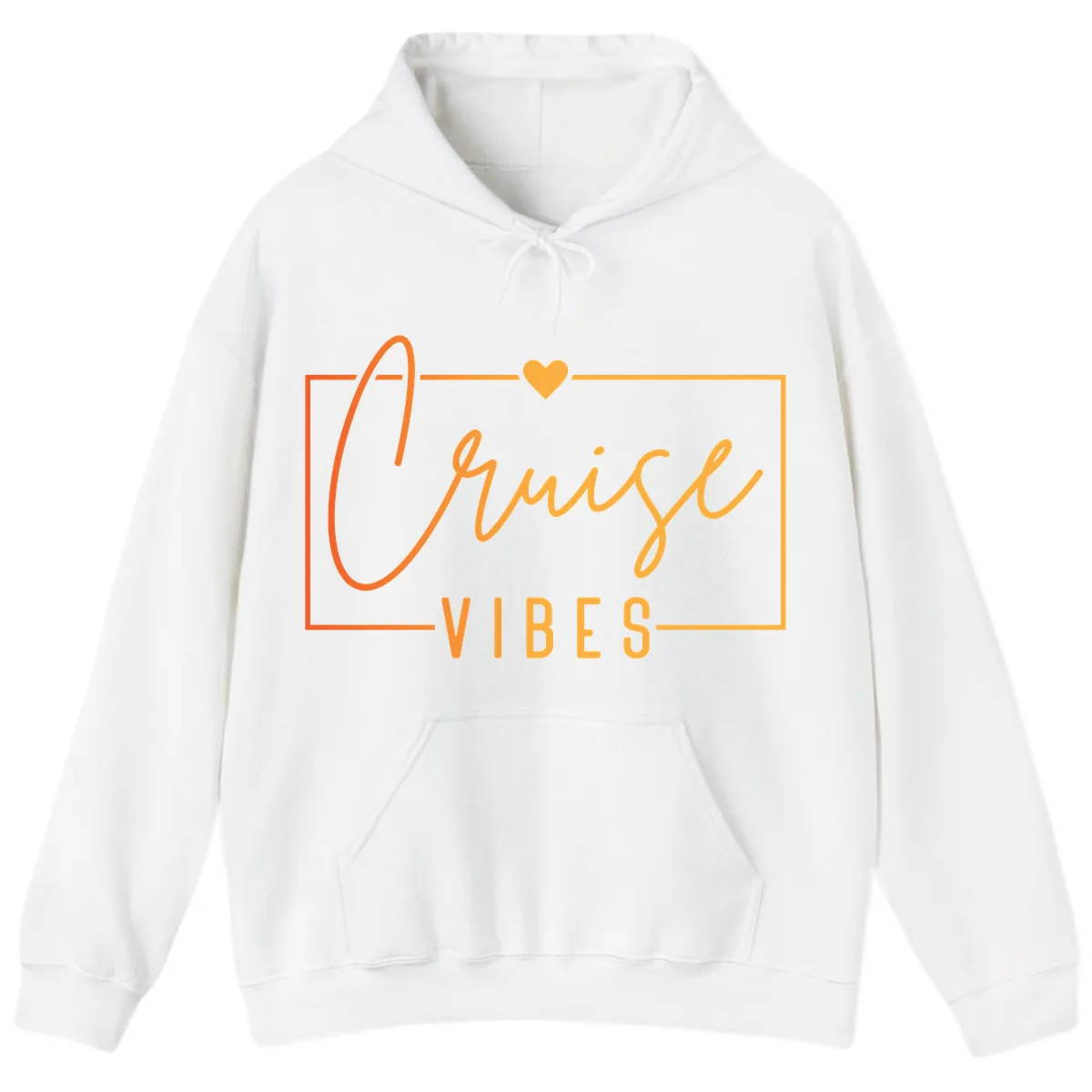 Cruise Vibes Hoodie in White
