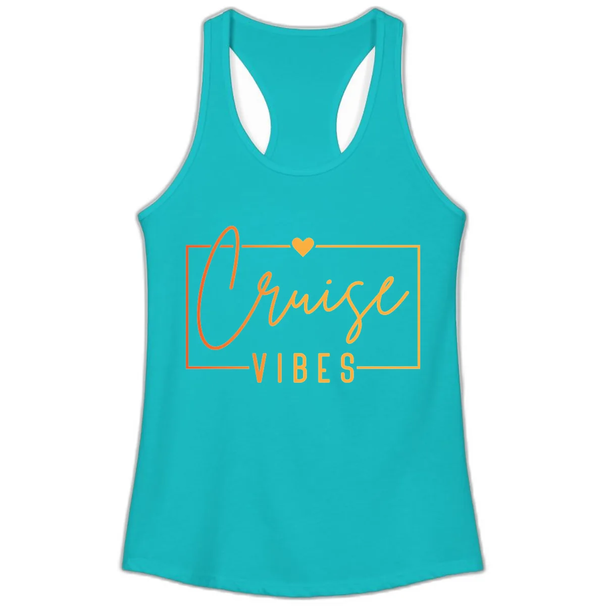 Cruise Vibes Ladies Tank in Tahiti Blue