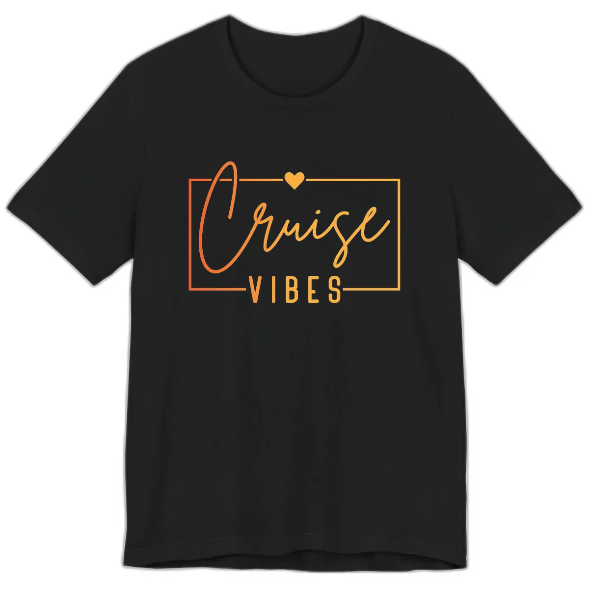 Cruise Vibes Premium T-Shirt in Black