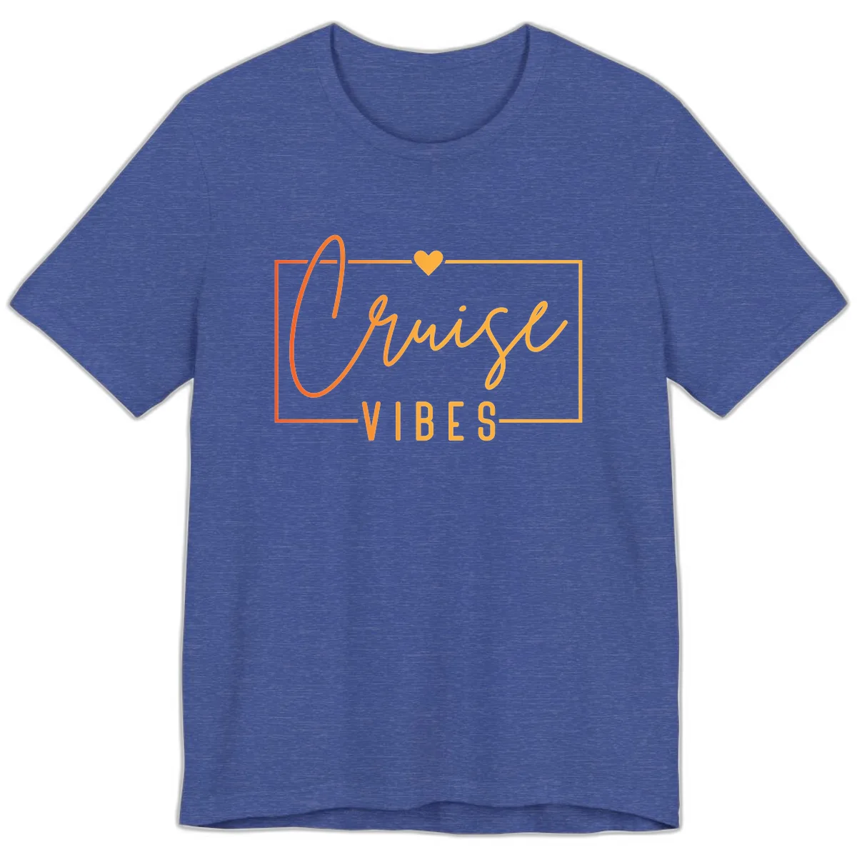 Cruise Vibes Premium T-Shirt in Heather True Royal