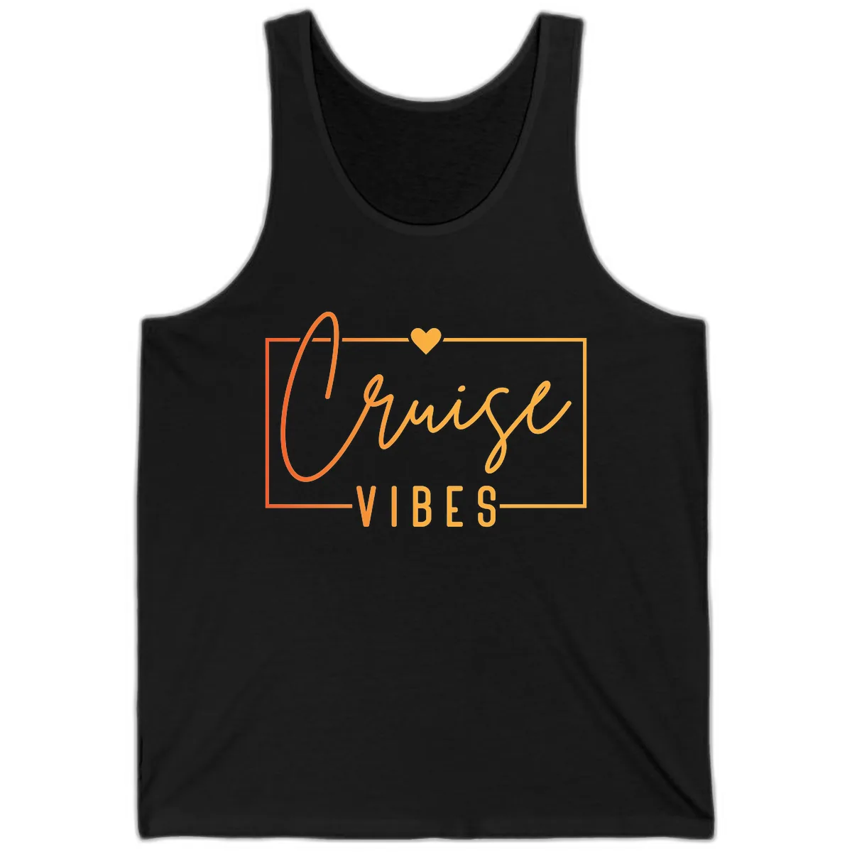 Cruise Vibes Tank in Black