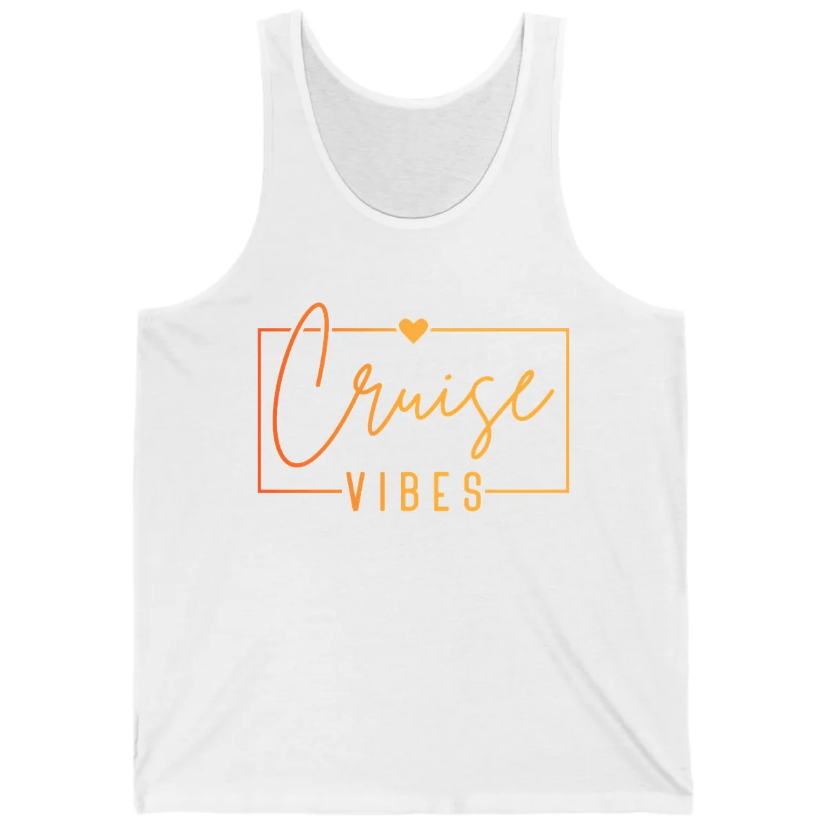 Cruise Vibes Tank in White