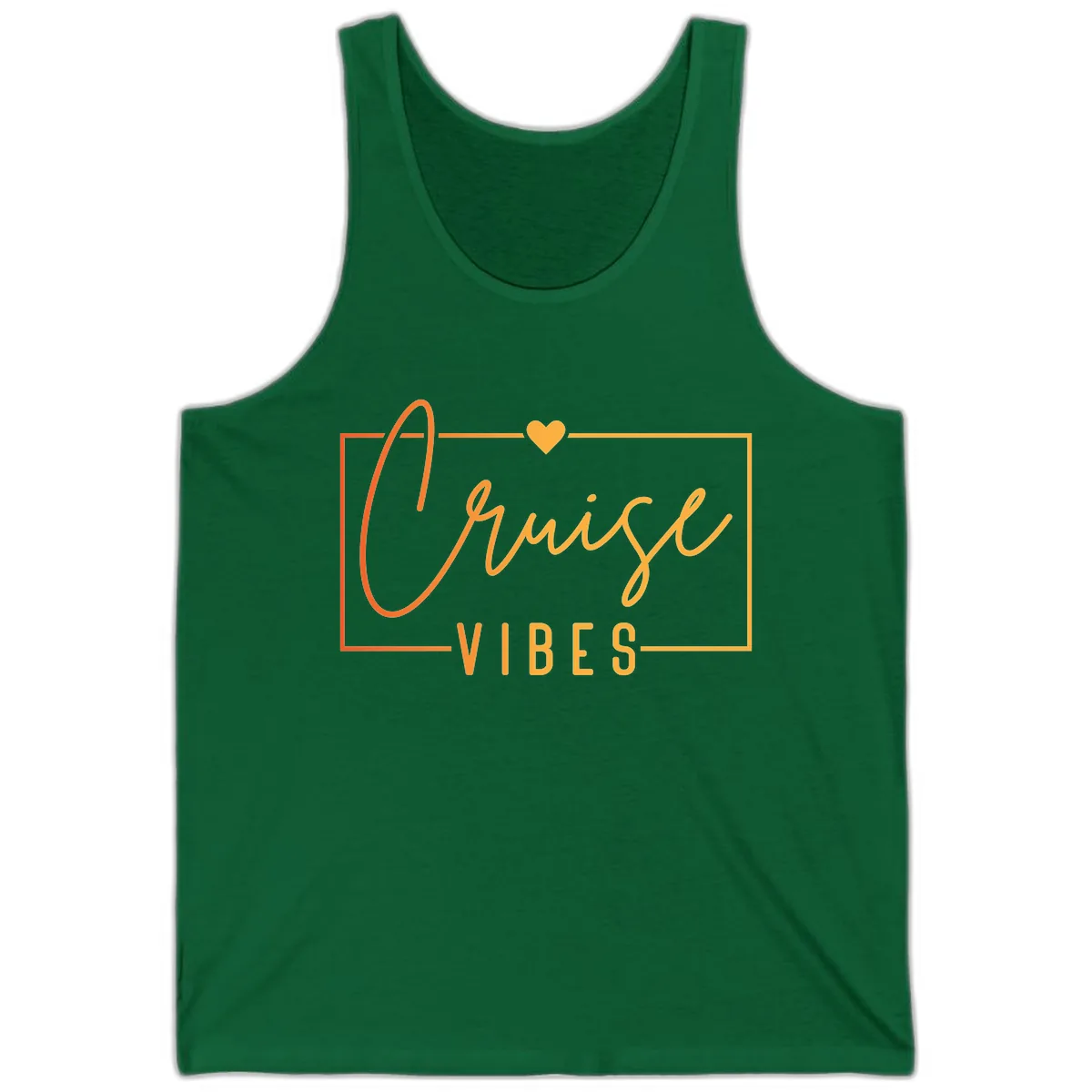 Cruise Vibes Tank in Kelly