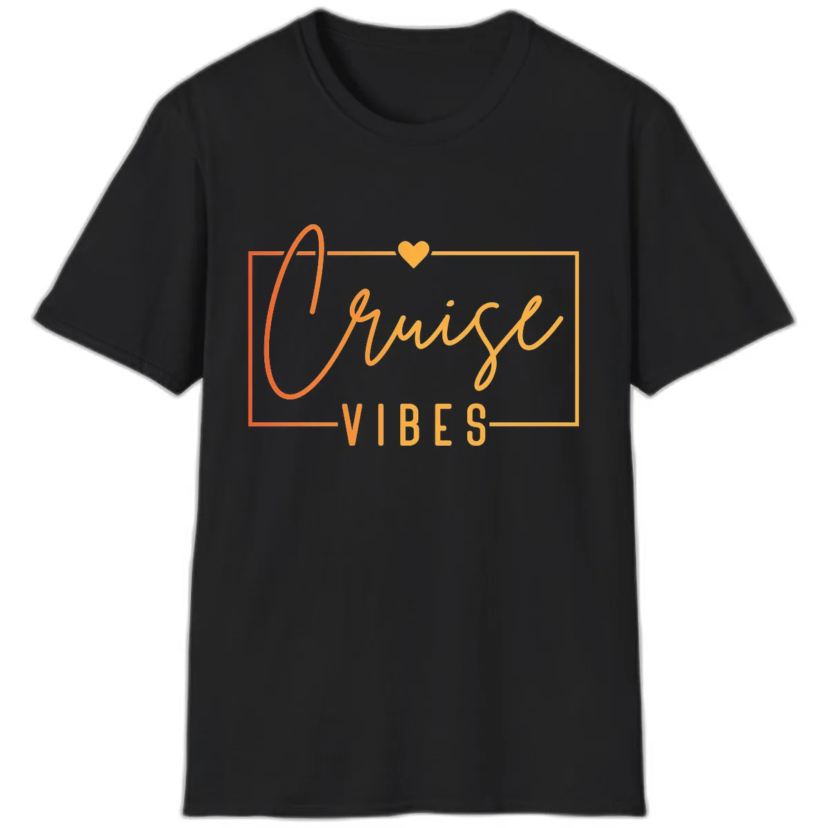 Cruise Vibes T-Shirt in Black
