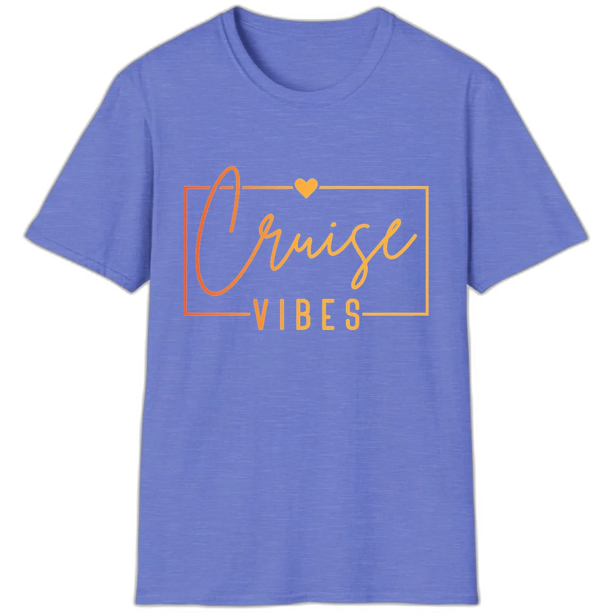 Cruise Vibes T-Shirt in Heather Royal