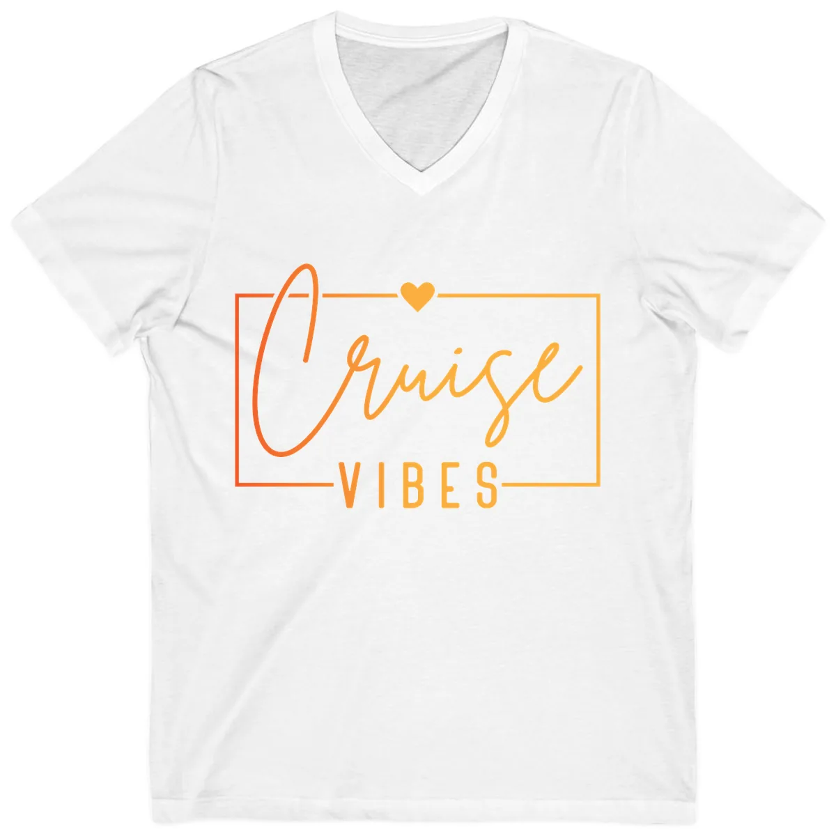 Cruise Vibes V-Neck in White
