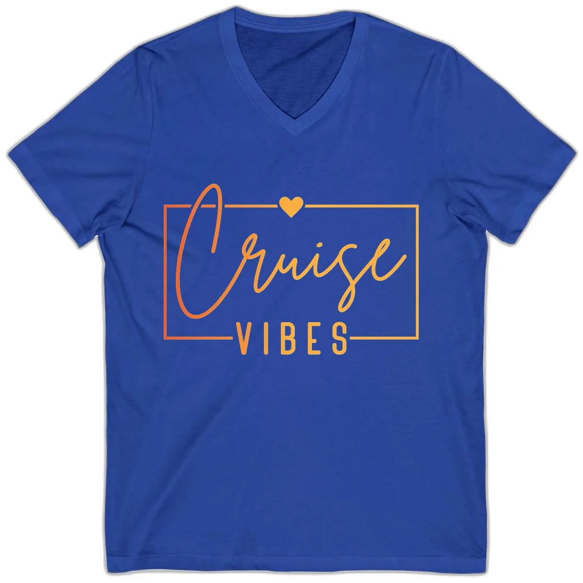 Cruise Vibes V-Neck in True Royal