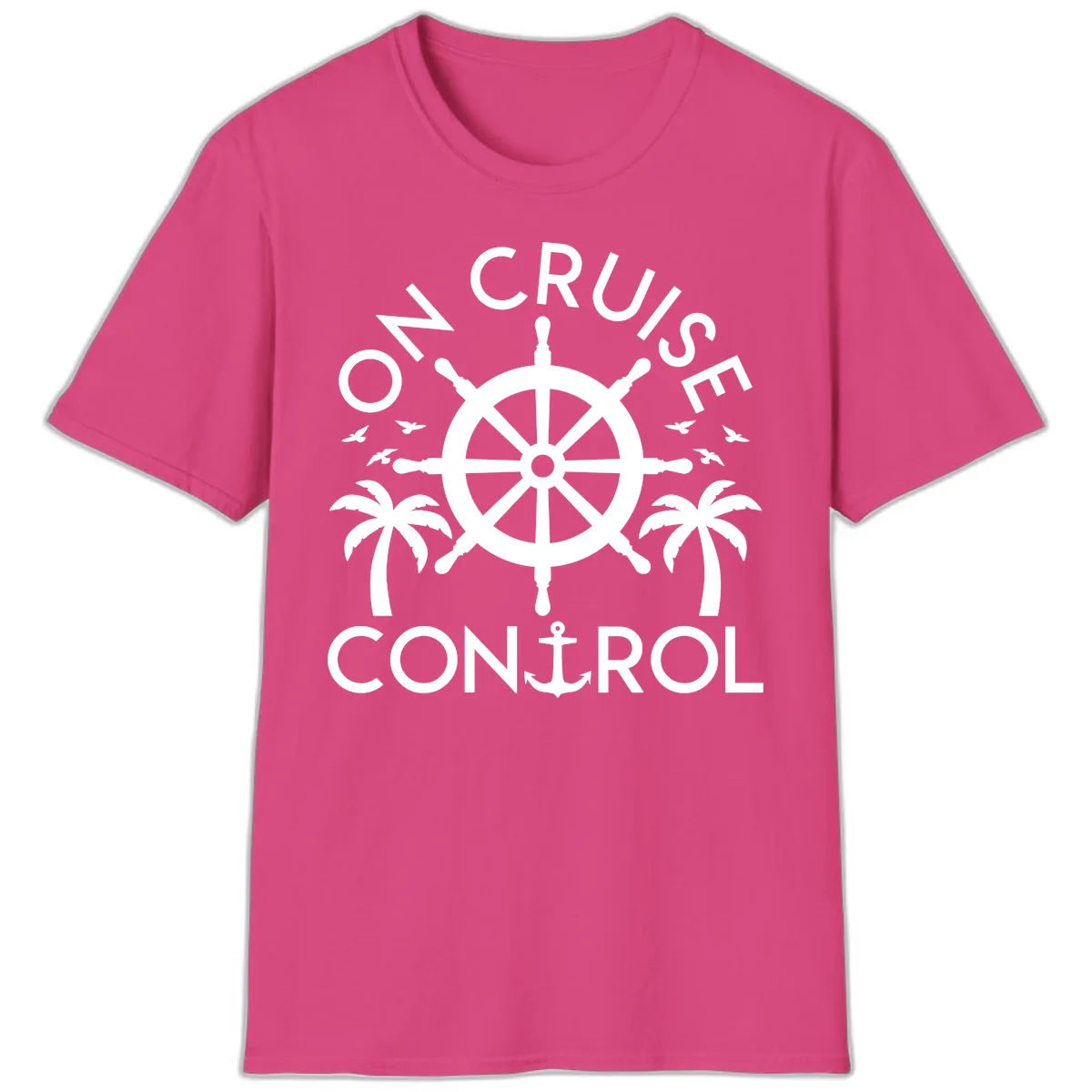 On Cruise Control T-Shirt in Heliconia