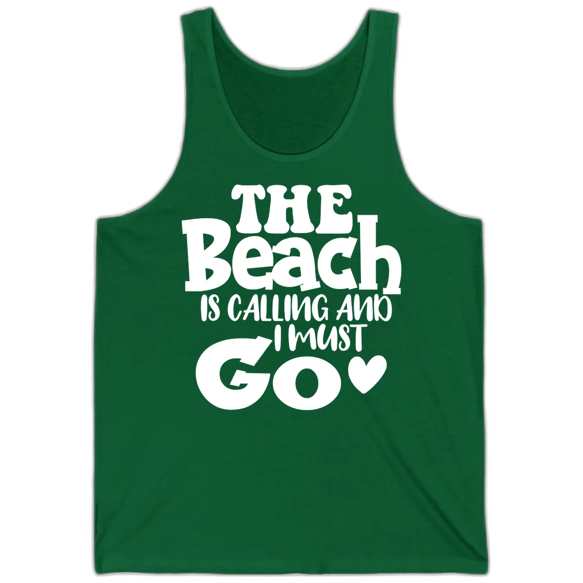 The Beach Is Calling And I Must Go Tank in Kelly
