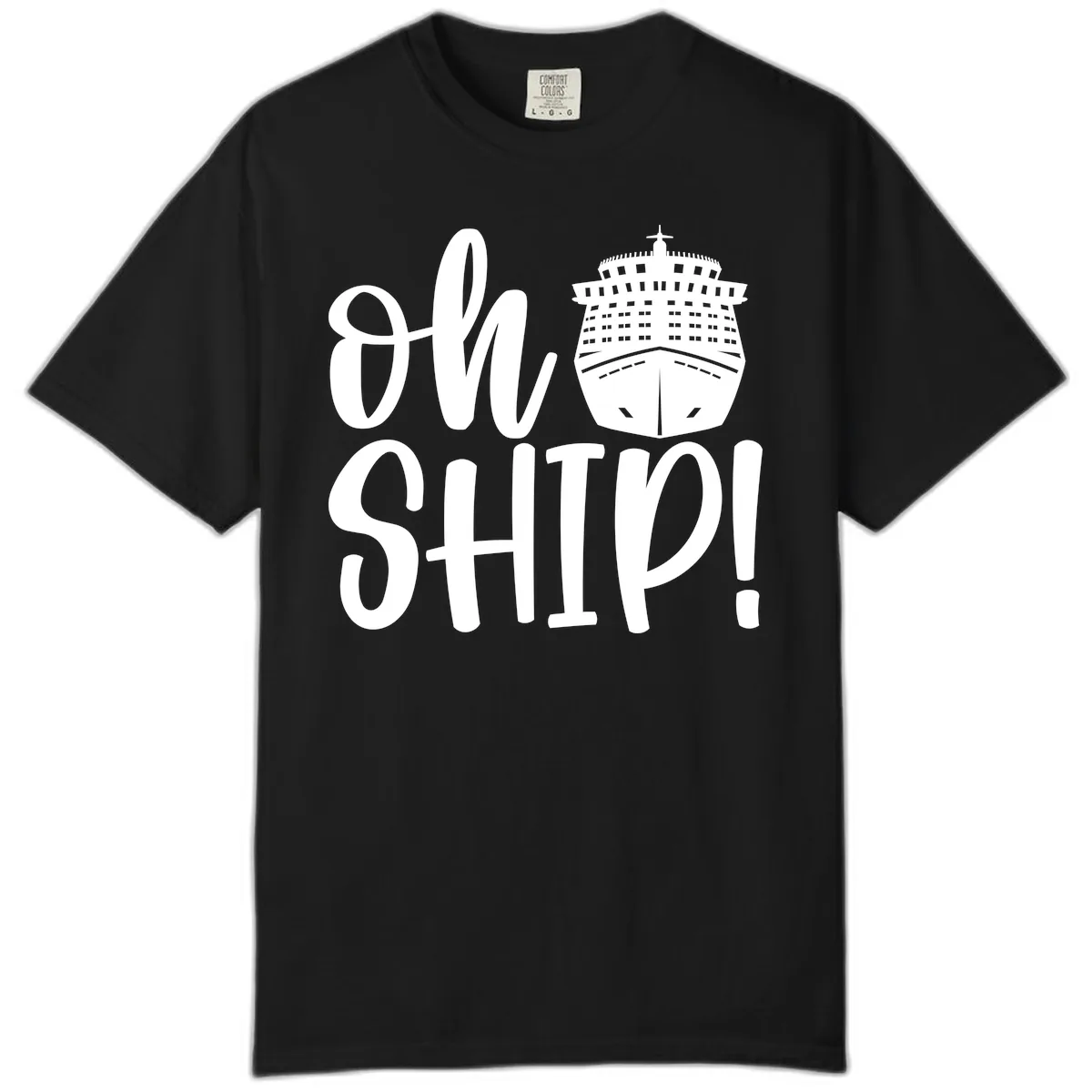 Ow Ship Cruise Design Comfort Color in Black