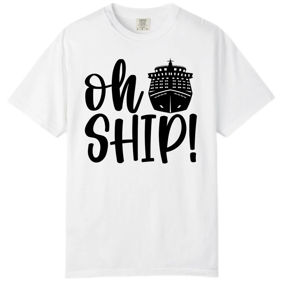 Ow Ship Cruise Design Comfort Color in White