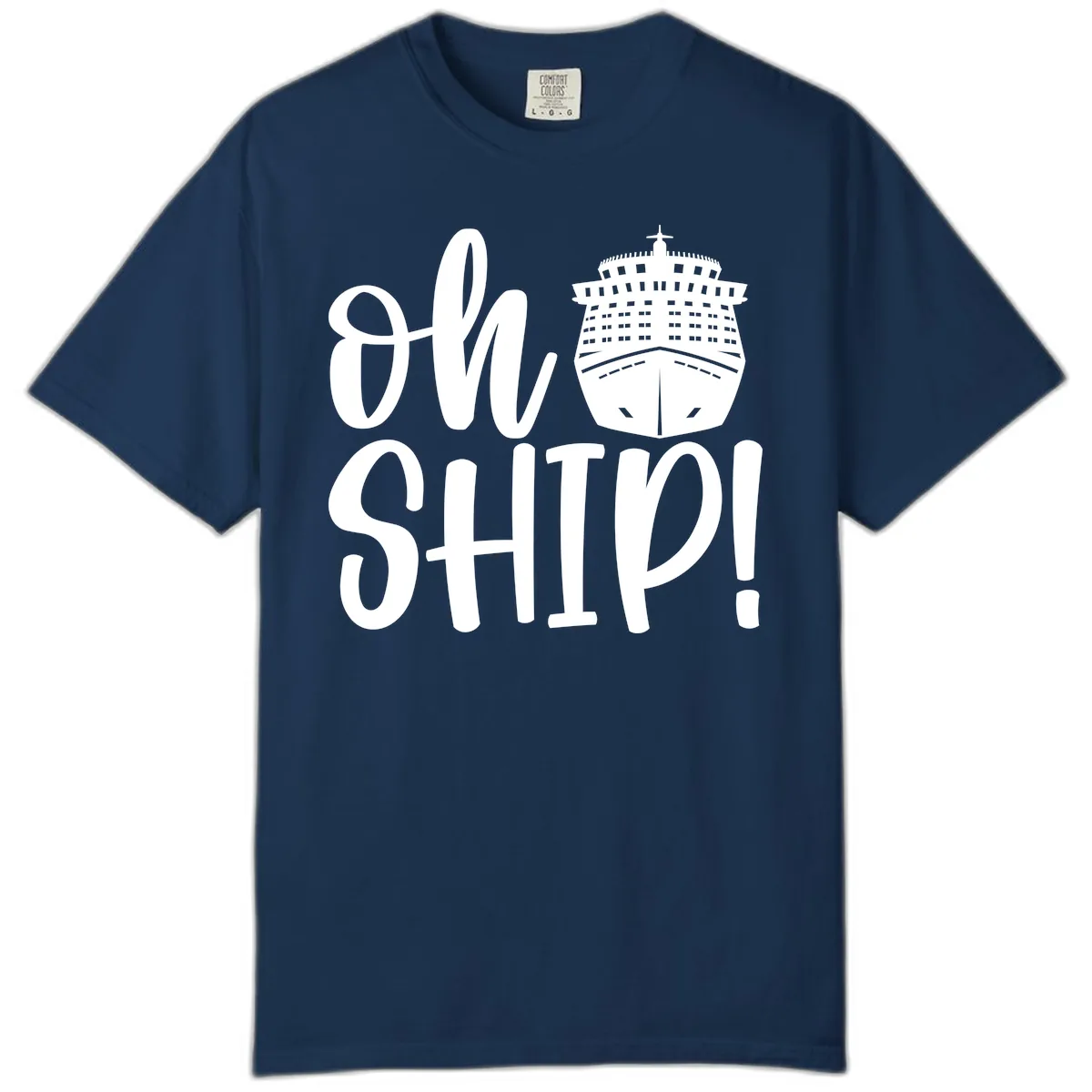 Ow Ship Cruise Design Comfort Color in Navy
