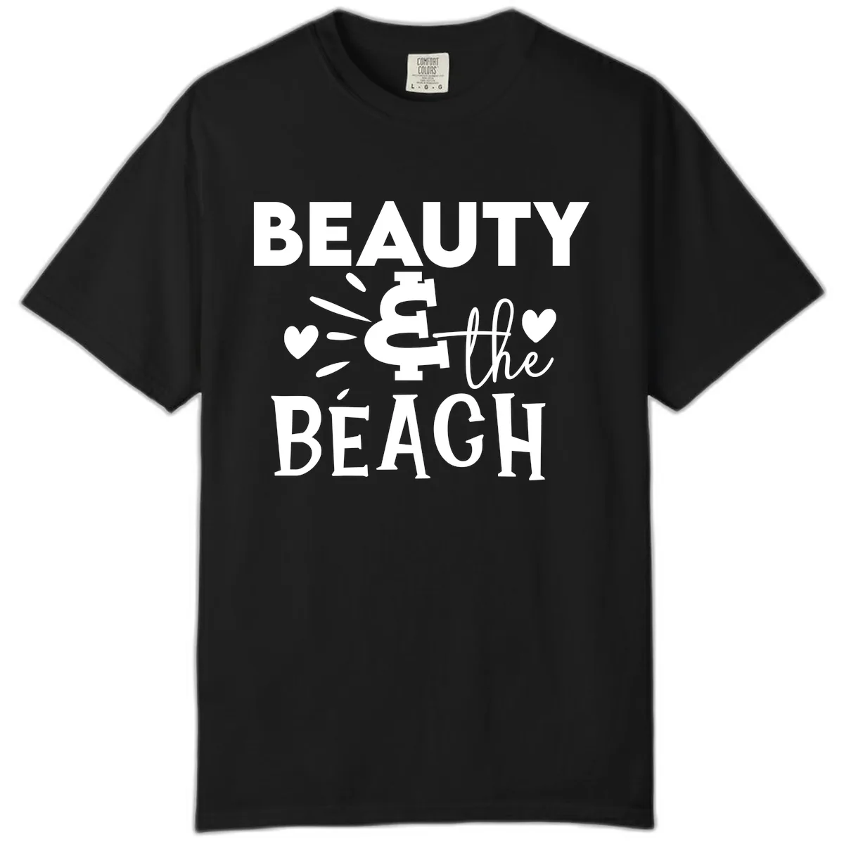 Beauty & The Beach Comfort Color in Black