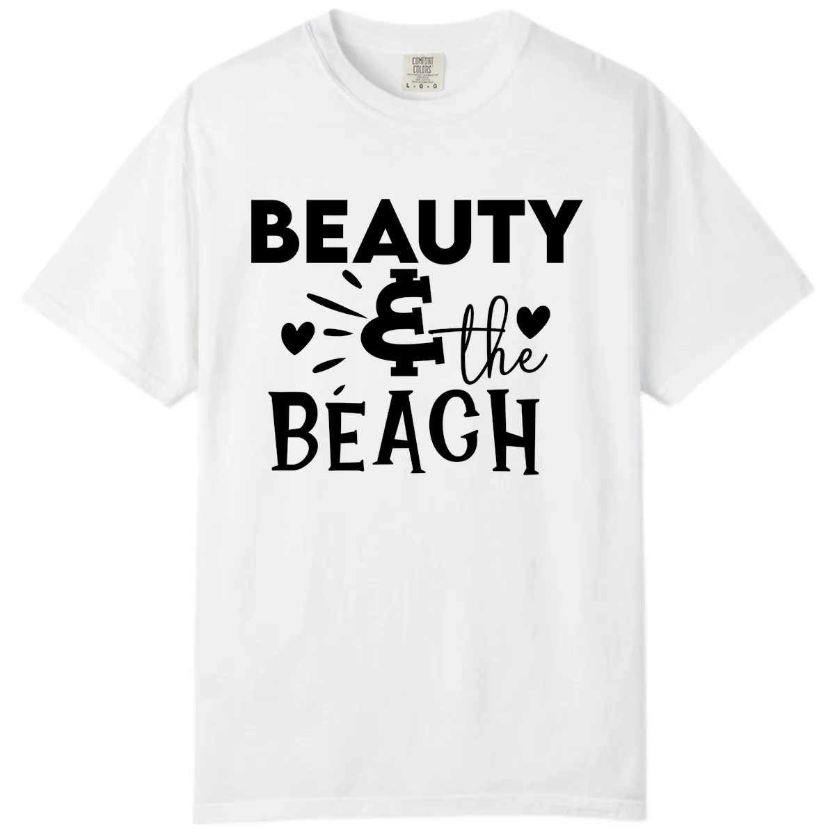Beauty & The Beach Comfort Color in White