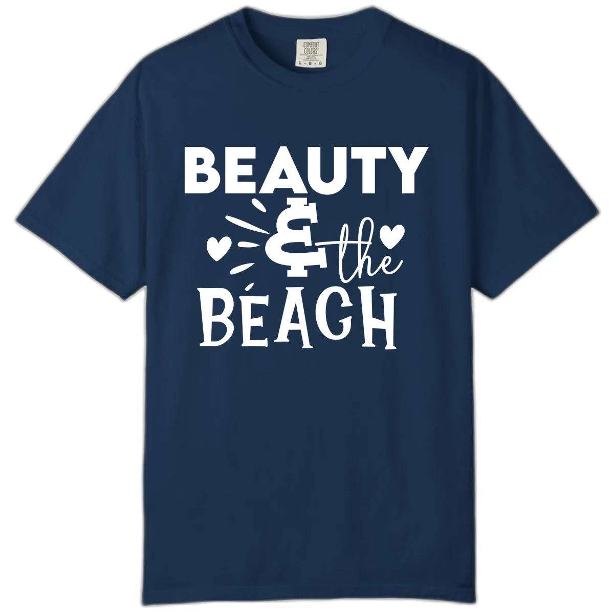 Beauty & The Beach Comfort Color in Navy