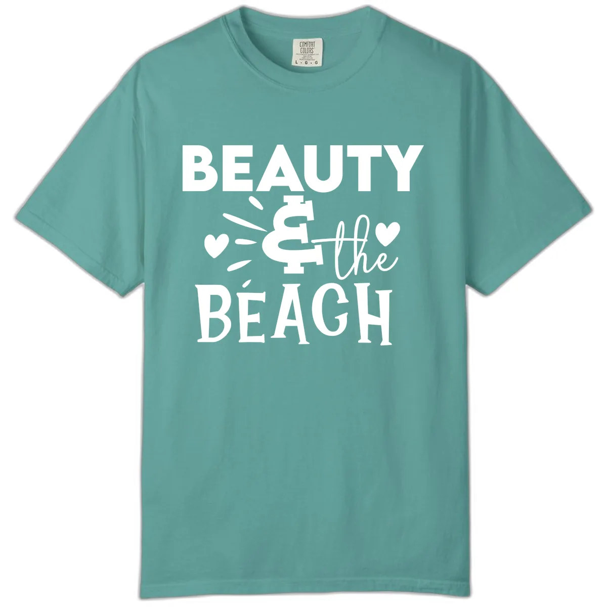 Beauty & The Beach Comfort Color in Seafoam