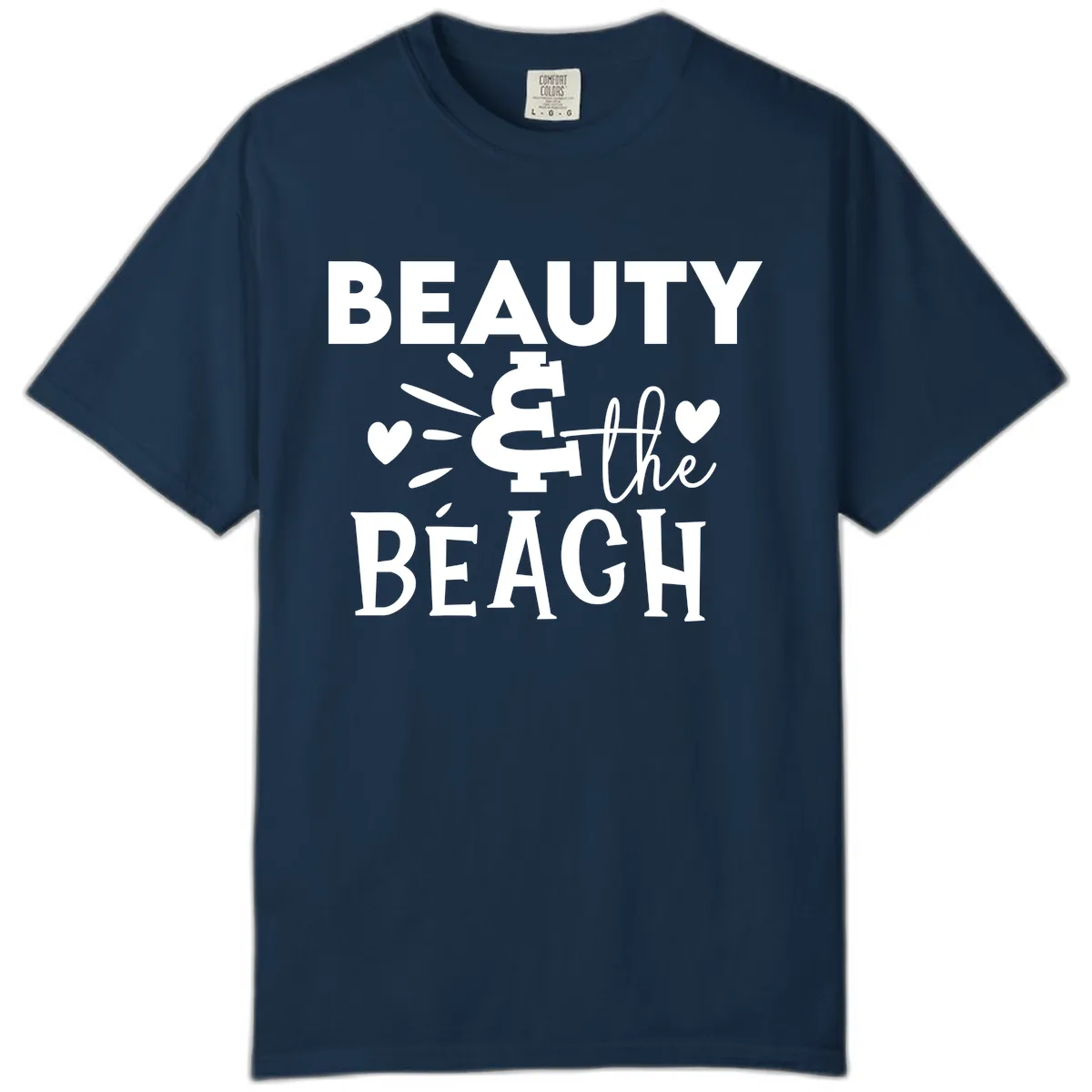 Beauty & The Beach Comfort Color in True Navy