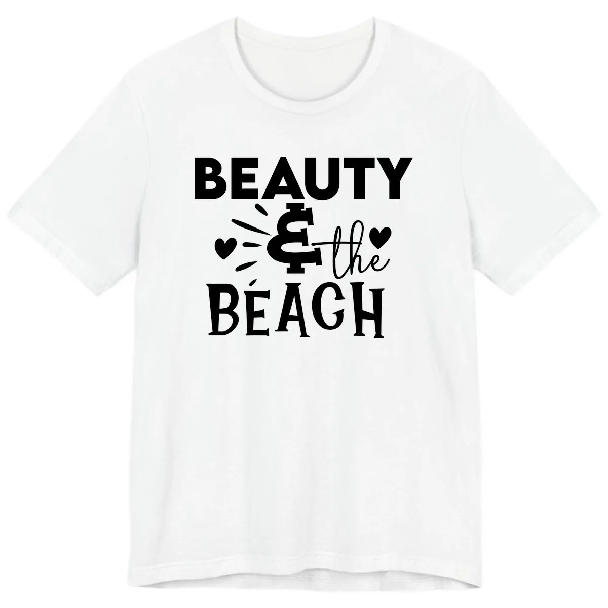 Beauty & The Beach Premium T-Shirt in White