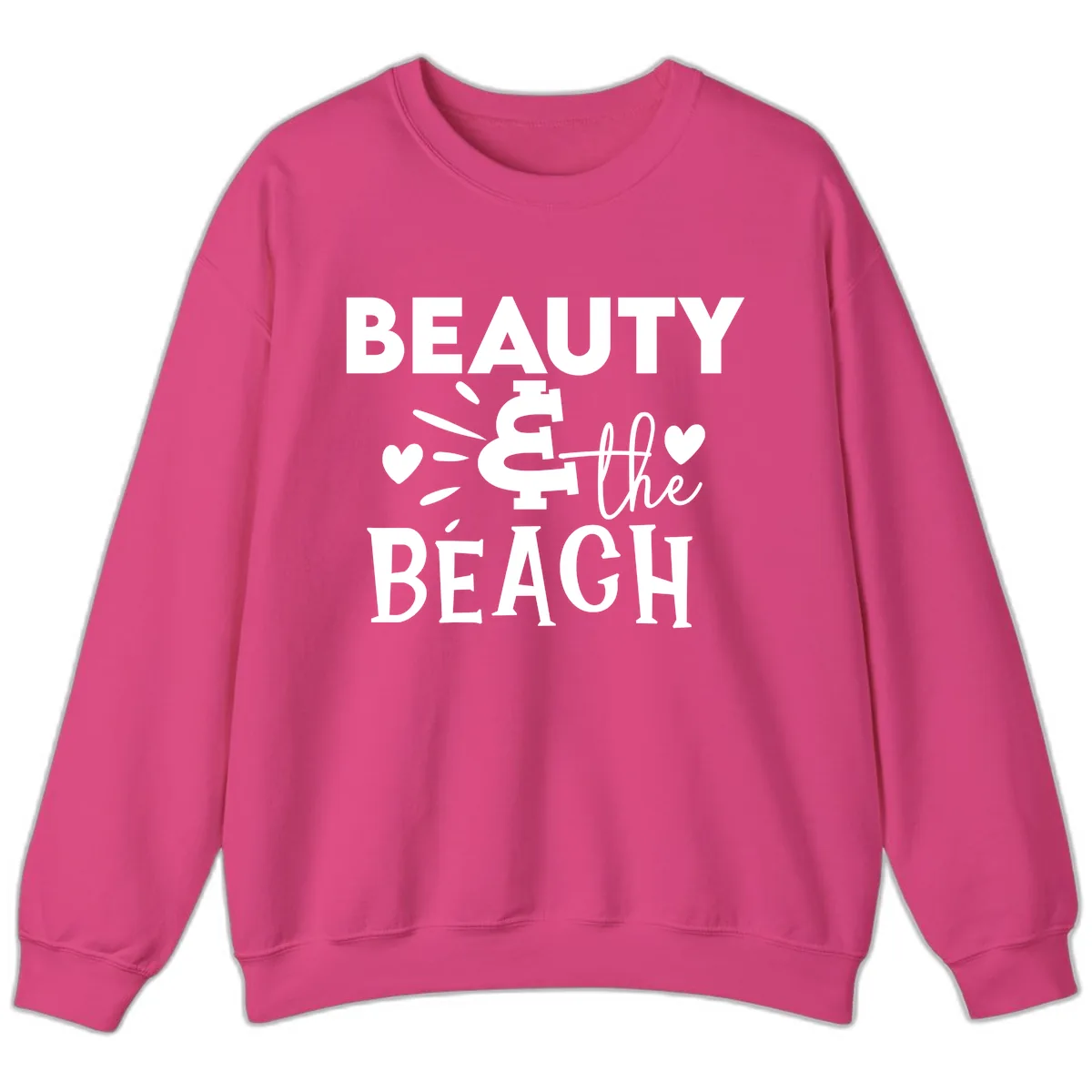 Beauty & The Beach Sweatshirt in Heliconia
