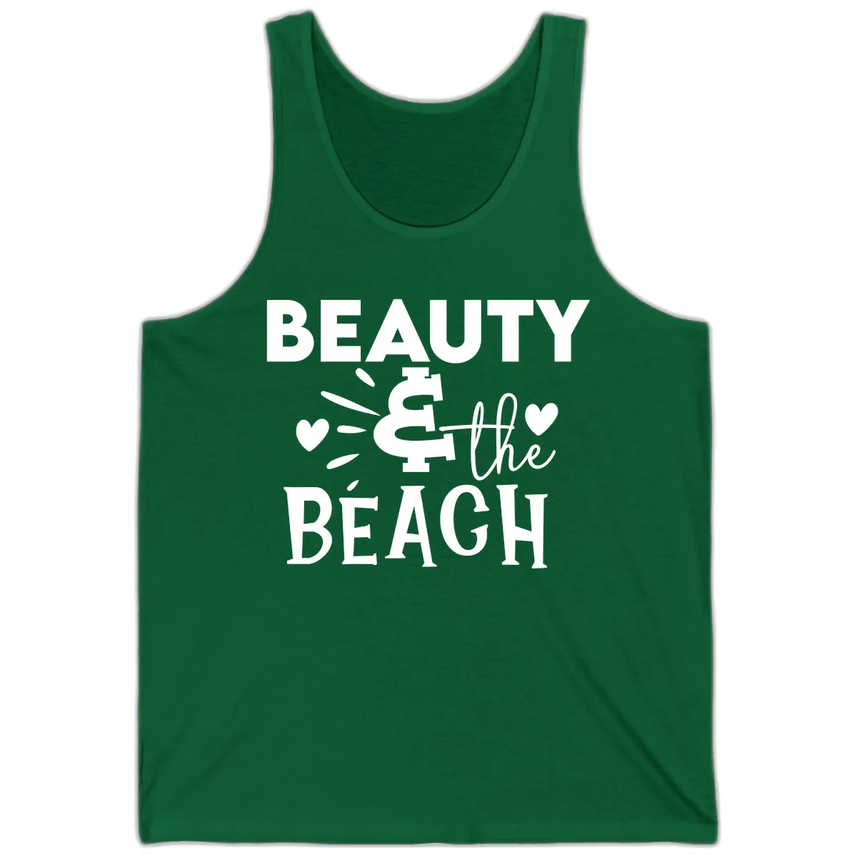 Beauty & The Beach Tank in Kelly