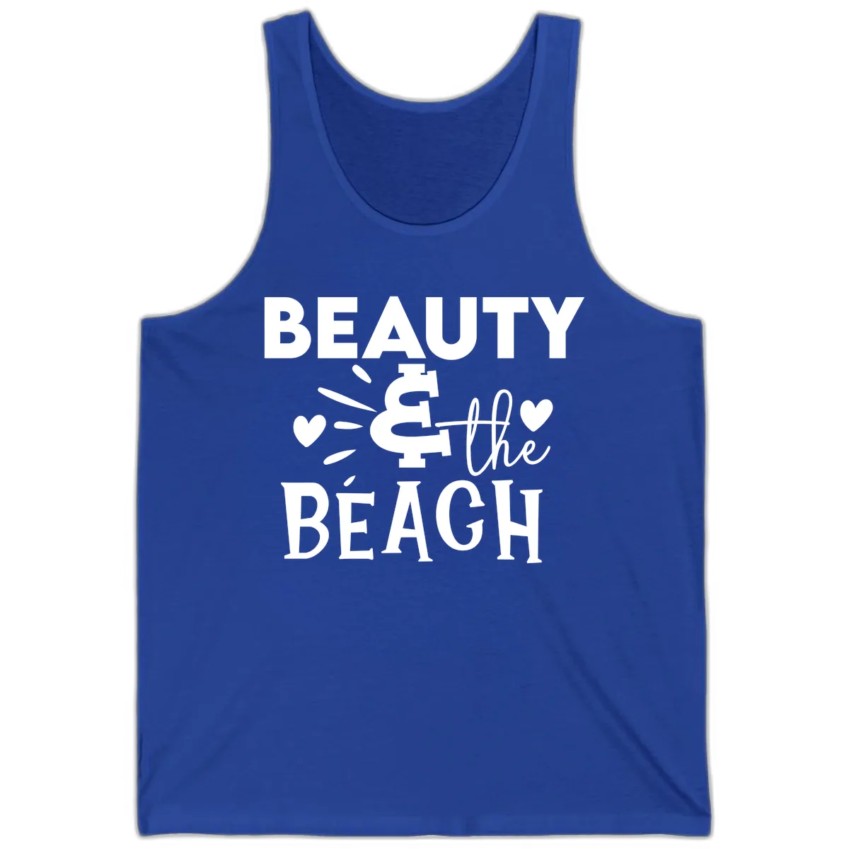 Beauty & The Beach Tank in True Royal